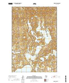 Mantrap Lake 2019 topographic map thumbnail