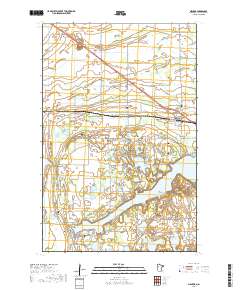 Mentor 2019 topographic map thumbnail