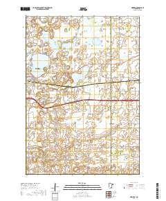 Meriden 2019 topographic map thumbnail