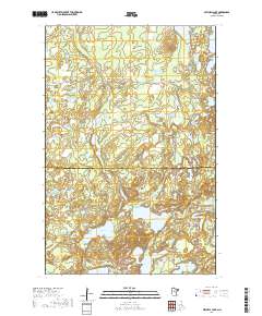 Mitchell Lake 2019 topographic map thumbnail