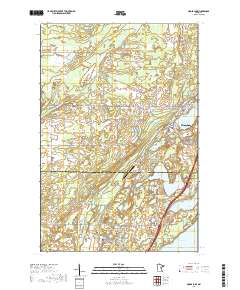 Moose Lake 2019 topographic map thumbnail