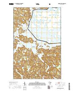 Namakan Island 2019 topographic map thumbnail