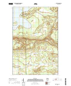 Nett Lake 2019 topographic map thumbnail
