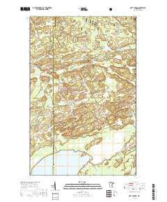 Nett Lake NE 2019 topographic map thumbnail