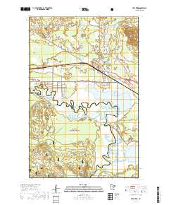 Deer River 2019 topographic map thumbnail