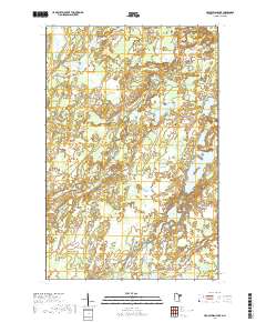 Pequaywan Lake 2019 topographic map thumbnail