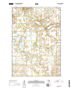 Pierz Lake 2019 topographic map thumbnail