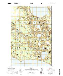 Pigeon Dam Lake 2019 topographic map thumbnail