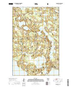 Pimushe Lake 2019 topographic map thumbnail