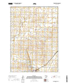 Pipestone North 2019 topographic map thumbnail