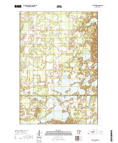 Platte Lake 2019 topographic map thumbnail
