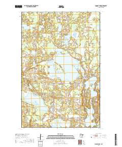Puposky Lake 2019 topographic map thumbnail