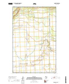 Roseau NE 2019 topographic map thumbnail