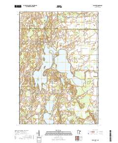 Rush Lake 2019 topographic map thumbnail