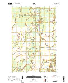 Sanders Lake 2019 topographic map thumbnail
