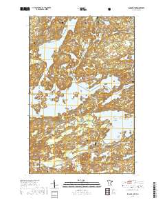 Shagawa Lake 2019 topographic map thumbnail