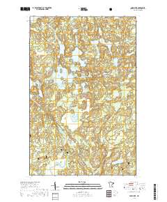Shell Lake 2019 topographic map thumbnail