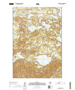 Siseebakwet Lake 2019 topographic map thumbnail