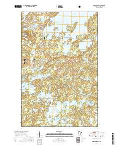 Snowbank Lake 2019 topographic map thumbnail