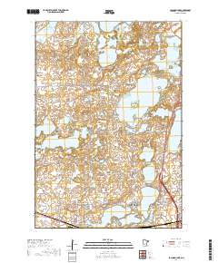 Solomon Lake 2019 topographic map thumbnail