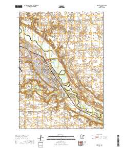 New Ulm 2019 topographic map thumbnail