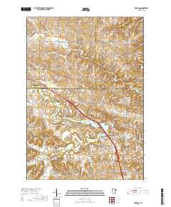 Oronoco 2019 topographic map thumbnail