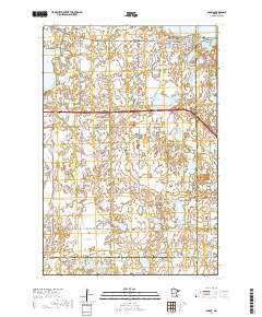 Osakis 2019 topographic map thumbnail
