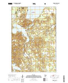 Thunder Lake 2019 topographic map thumbnail