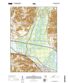 Wabasha North 2019 topographic map thumbnail