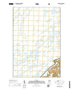 Dutton Lake 2019 topographic map thumbnail