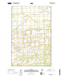 Warroad SW 2019 topographic map thumbnail