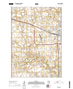 Waseca 2019 topographic map thumbnail