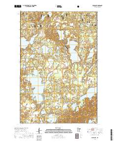 Webb Lake 2019 topographic map thumbnail