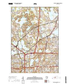 White Bear Lake West 2019 topographic map thumbnail