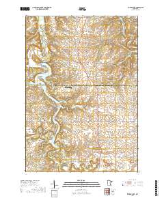 Zumbro Lake 2019 topographic map thumbnail