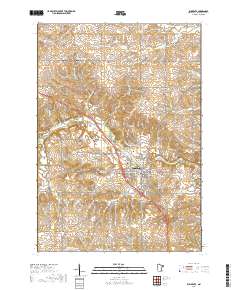 Zumbrota 2019 topographic map thumbnail