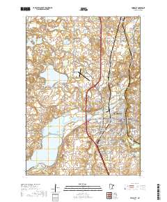 Faribault 2019 topographic map thumbnail