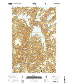 Gabbro Lake 2019 topographic map thumbnail