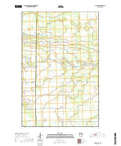 Grygla NE 2019 topographic map thumbnail