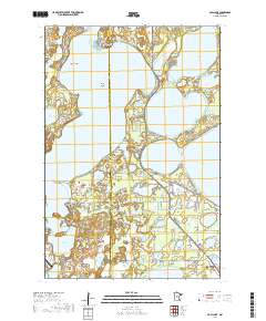 Gull Lake 2019 topographic map thumbnail