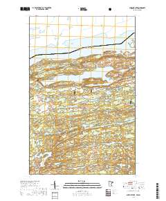 Gunflint Lake 2019 topographic map thumbnail