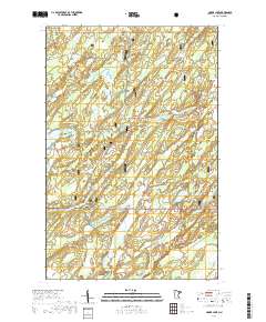 Harris Lake 2019 topographic map thumbnail