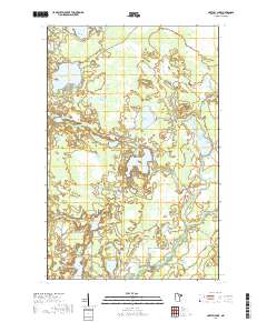 Hartley Lake 2019 topographic map thumbnail