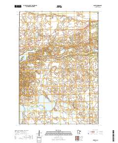Hawick 2019 topographic map thumbnail