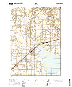 Heron Lake 2019 topographic map thumbnail