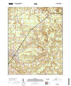 Ahoskie 2019 topographic map thumbnail