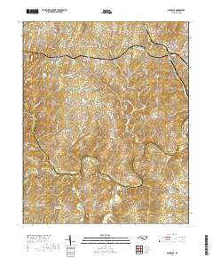 Aquadale 2019 topographic map thumbnail
