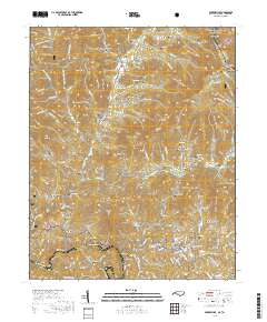 Bakersville 2019 topographic map thumbnail