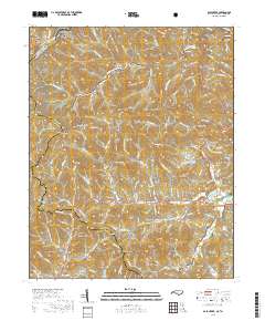 Bald Creek 2019 topographic map thumbnail