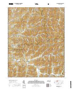 Barnardsville 2019 topographic map thumbnail